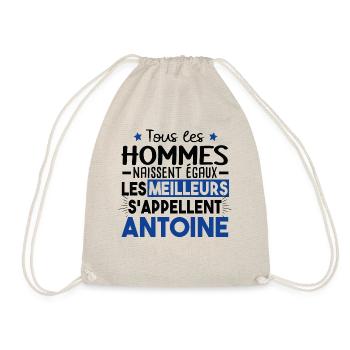 Antoine Prénom Homme Cadeau Humour - Sac de sport léger - nature - Devant