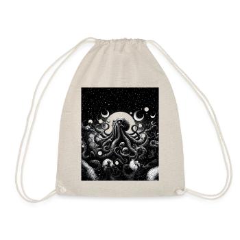Kraken - Pieuvre étoilée - Sac de sport léger - nature - Devant