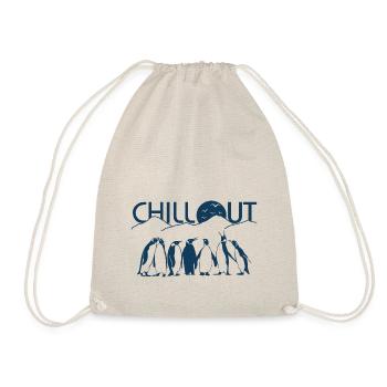 Penguins and cold - Drawstring Bag - nature - Front