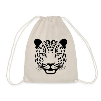 Leopard - Turnbeutel - Natur - Vorne