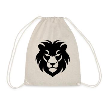 Felin jungle lion's head - Drawstring Bag - nature - Front