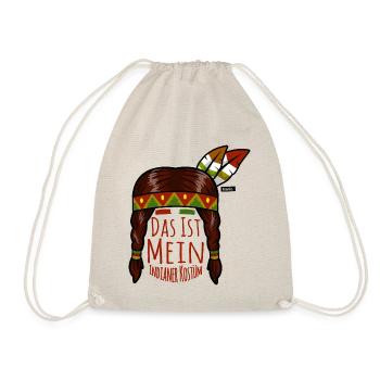 This is My Indian costume HARIZ carnival - Drawstring Bag - nature - Front