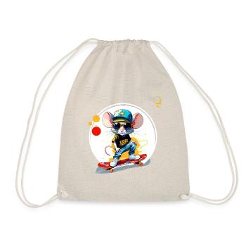 SOURIS MODERNE - Sac de sport léger - nature - Devant
