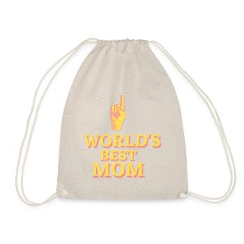 LA MEILLEURE MAMAN DU MONDE - Sac de sport léger - nature - Devant