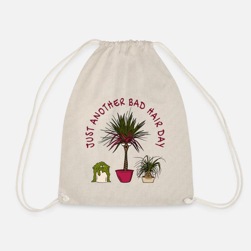 Bad Hair Day - Drawstring Bag - nature