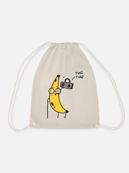 Die rebellische Banane - Turnbeutel - Natur