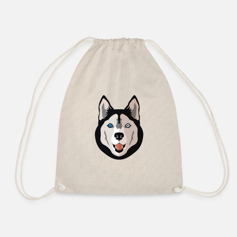 Husky - Turnbeutel - Natur