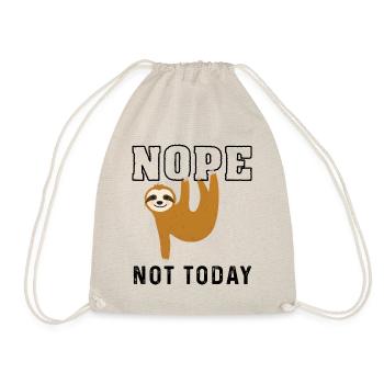 Funny Sloth Quotes - Turnbeutel - Natur - Vorne
