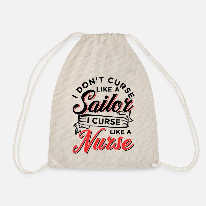 Curse Like A Nurse - Turnbeutel - Natur