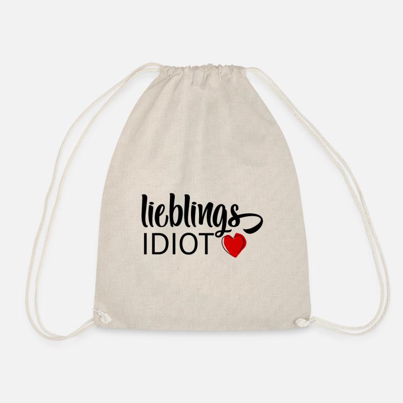 Lieblings Idiot - Turnbeutel - Natur