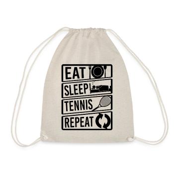 Tennis Player Fan Lover Coach Gift - Turnbeutel - Natur - Vorne