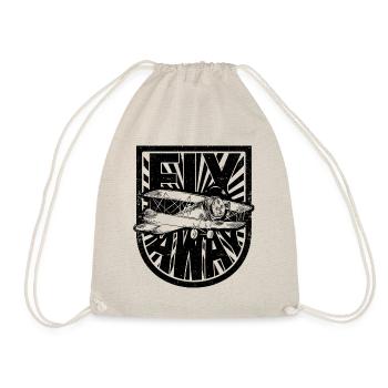 Airplane Aircraft Aviator Commercial Private Pilot - Drawstring Bag - nature - Front