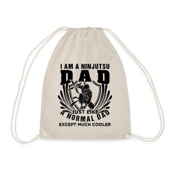 Cool Ninjutsu Dad Ninja Coach Gift - Turnbeutel - Natur - Vorne