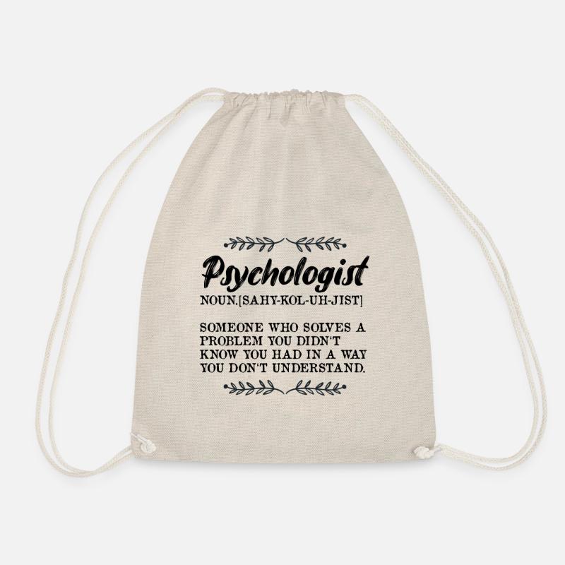 Psychologist - Lexicon - Drawstring Bag - nature