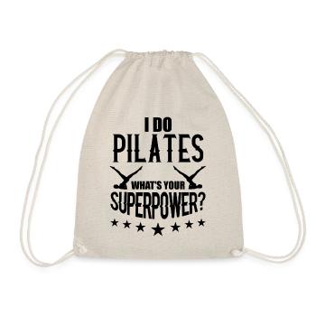 Je fais cadeau d'entraînement de l'exercice Pilates - Sac de sport léger - nature - Devant
