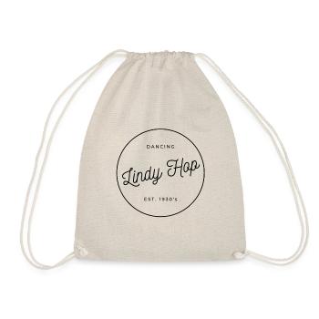 Dancing Lindy Hop EST 1930s black - Turnbeutel - Natur - Vorne
