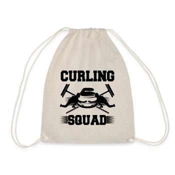 Curling Squad - Drawstring Bag - nature - Front