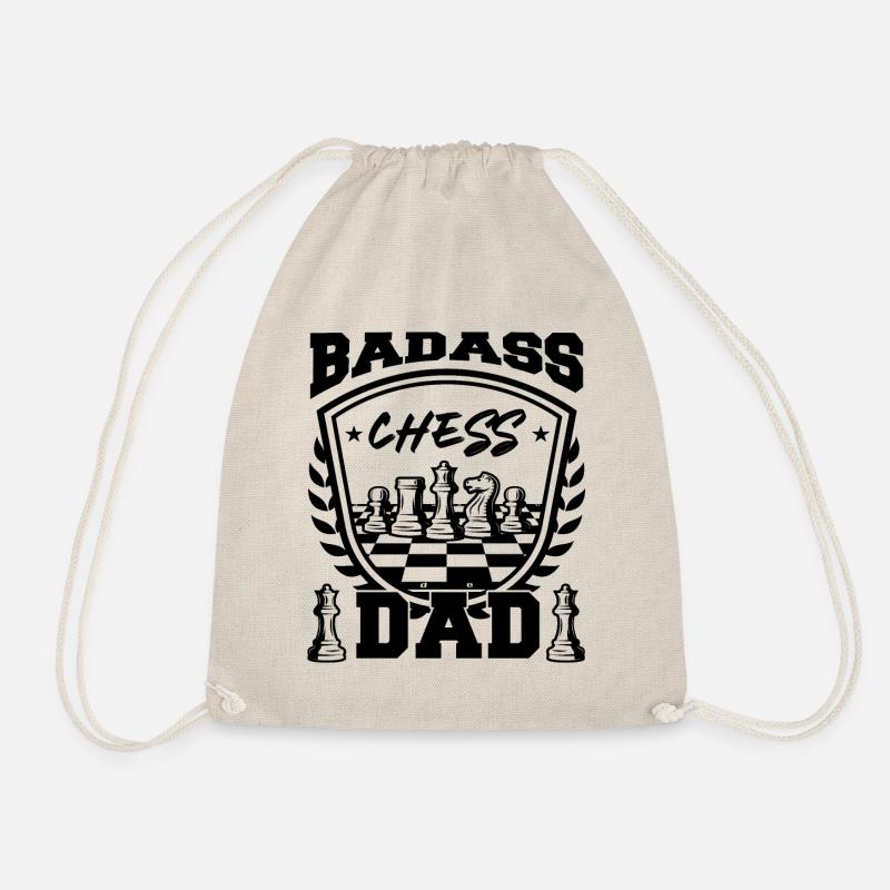 Badass Chess Papa - Sac de sport léger - nature