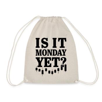 Is It Monday Yet Funny Stock Forex Trading - Drawstring Bag - nature - Front