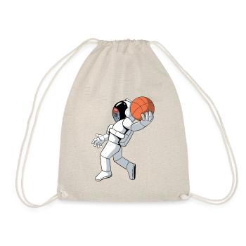 Joueur de basket-ball astronaute de basket-ball - Sac de sport léger - nature - Devant