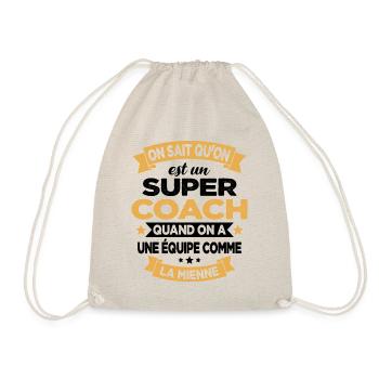 On Sait Qu'on Est Un Super Coach - Sac de sport léger - nature - Devant