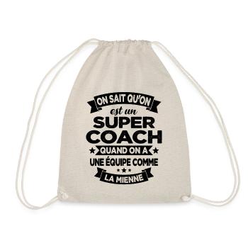 On Sait Qu'on Est Un Super Coach - Sac de sport léger - nature - Devant
