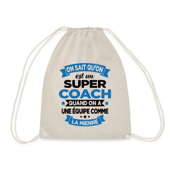 On Sait Qu'on Est Un Super Coach - Sac de sport léger - nature - Devant