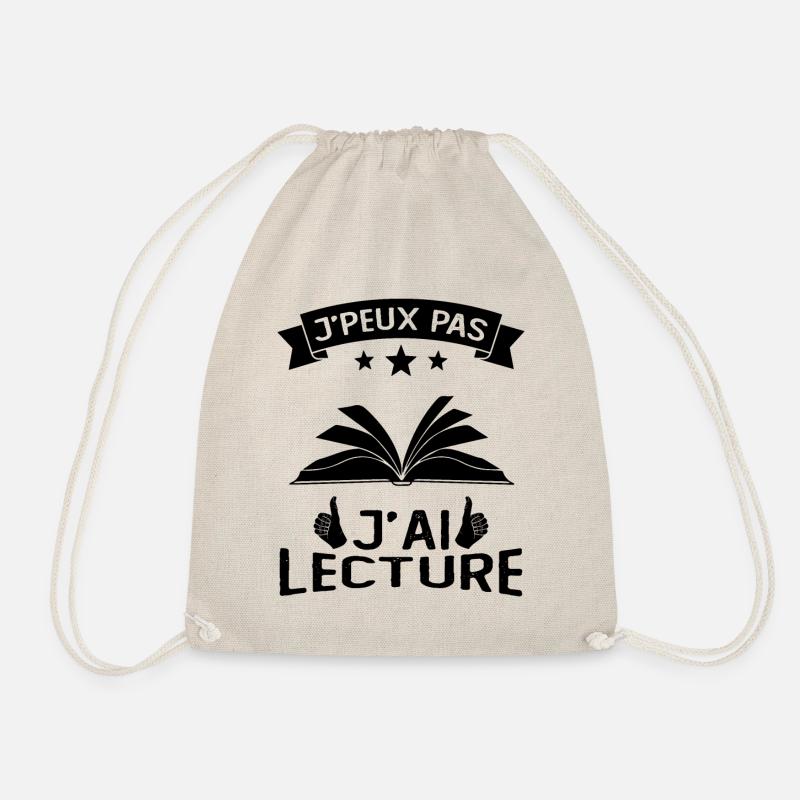 Je Peux Pas J'Ai Lecture - Sac de sport léger - nature