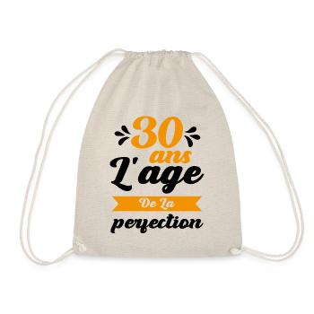30 ans Anniversaire 30 Ans l'age de la perfection - Sac de sport léger - nature - Devant