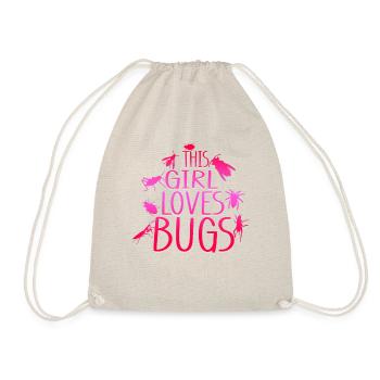 Insectes Fille - Sac de sport léger - nature - Devant