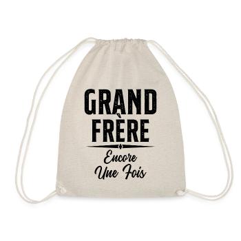 Grand Frère Encore Une Fois Annonce Grossesse - Sac de sport léger - nature - Devant