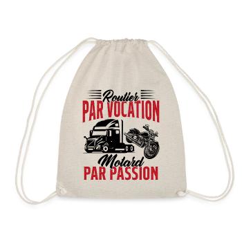 Routier Par Vocation Motard Par Passion Humour - Sac de sport léger - nature - Devant