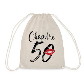 Chapitre 50 Ans Anniversaire Humour Cadeau - Sac de sport léger - nature - Devant