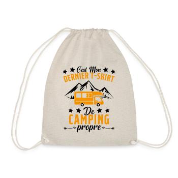 Mon Dernier T-shirt de Camping Cadeau - Sac de sport léger - nature - Devant