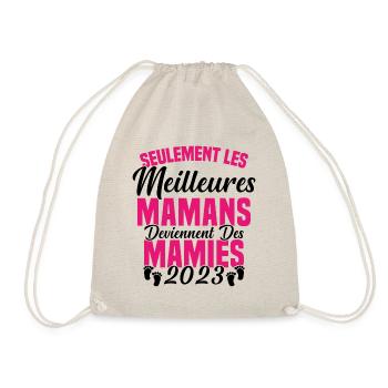 Les Meilleures Mamans Deviennent des Mamie 2023 - Sac de sport léger - nature - Devant