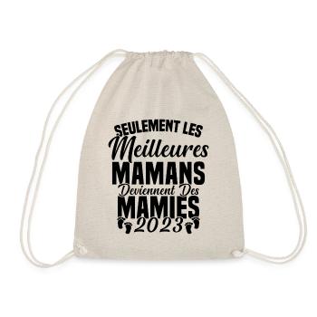 Les Meilleures Mamans Deviennent des Mamie 2023 - Sac de sport léger - nature - Devant