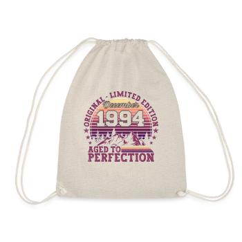 Original December 1994 28th birthday gift - Drawstring Bag - nature - Front