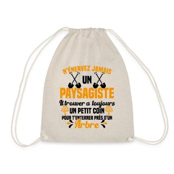 Paysagiste et jardinier cadeau humour - Sac de sport léger - nature - Devant
