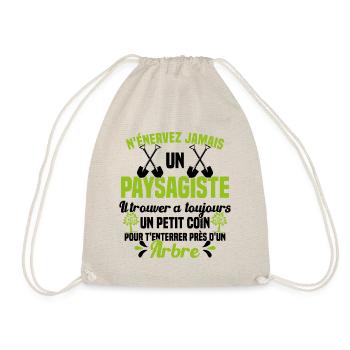 Paysagiste et jardinier cadeau humour - Sac de sport léger - nature - Devant