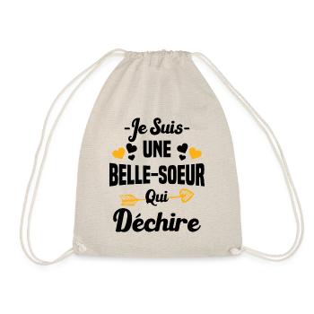 Je Suis Une Belle Soeur Qui Déchire - Sac de sport léger - nature - Devant