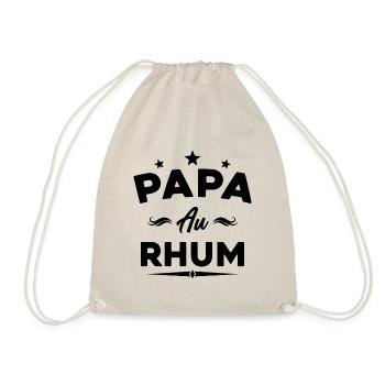 Papa Au Rhum Apéro Fête Des Pères - Sac de sport léger - nature - Devant