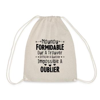 Nounou formidable Idée Cadeau Pour Nounou Famille - Sac de sport léger - nature - Devant