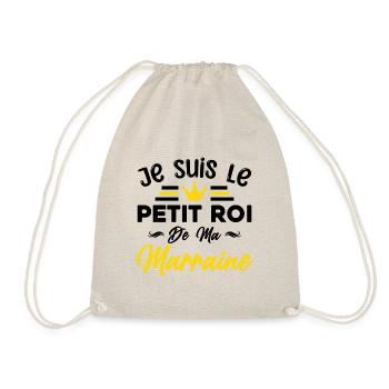 Je Suis le Petit Roi De Ma Marraine Cadeau Enfant - Sac de sport léger - nature - Devant