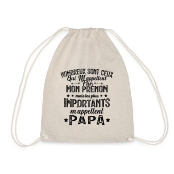 Les Plus Importants M'appellent Papa Cadeau - Sac de sport léger - nature - Devant
