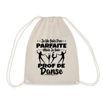 Femme Pas Parfaite Mais Prof De Danse Professeure - Sac de sport léger - nature - Devant