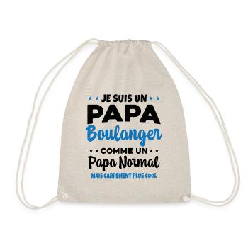 Homme Je Suis Papa Boulanger Humour Cadeau - Sac de sport léger - nature - Devant