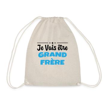 Je Vais être Grand Frère - Sac de sport léger - nature - Devant