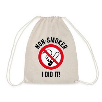 Non-Smoker – I Did It! (3C / B) - Turnbeutel - Natur - Vorne