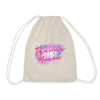 Purple Melodic Trance Music - Drawstring Bag - nature - Front