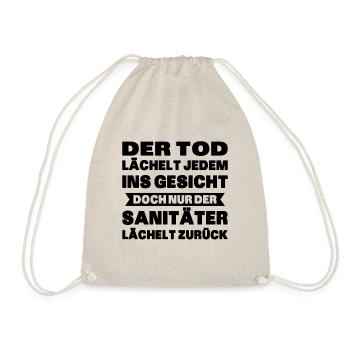 Der Sanitäter lächelt zurück Humorgeschenk - Turnbeutel - Natur - Vorne